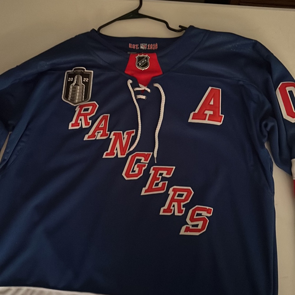 Artemi Panarin Rangers Stanley Cup Hockey Jersey